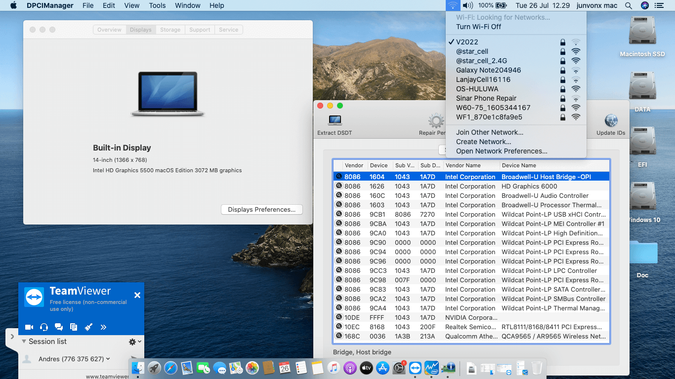 Asus A455LF WX065T 3rd [Broadwell   Intel HD 5500 + PS2]   OpenCore 2